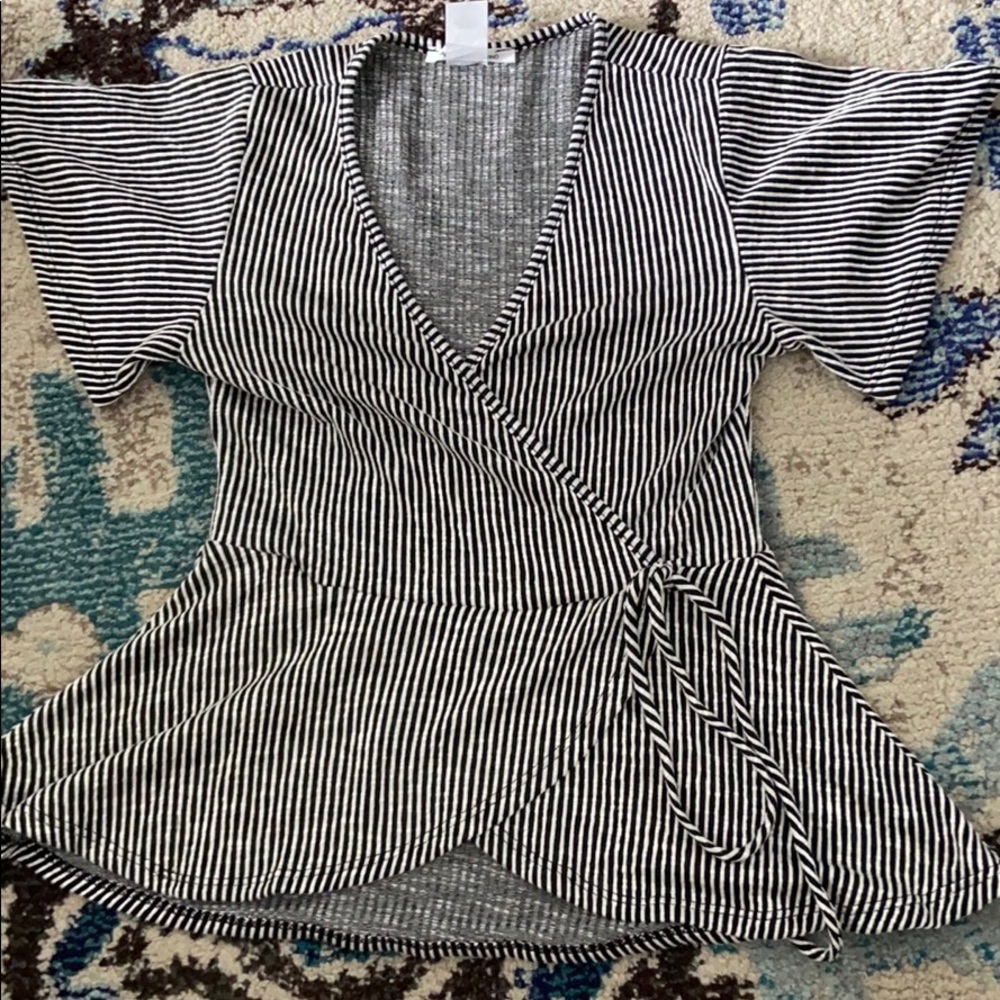 Striped fake rap shirt!